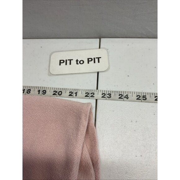 Xirena Textured Pink Button Down Shirt Career Minimalist USA Size M - Picture 5 of 9